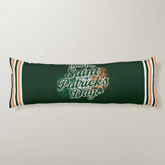 Coussins Longs Joyeuse Saint Patrick vintage (Devant)