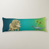 Coussins Longs Joyeux amis Dinosaur (Dos)