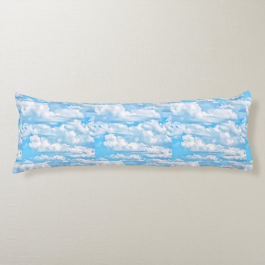 Coussins Longs Joyeux Danse Nuages Soleil Décor (Devant)