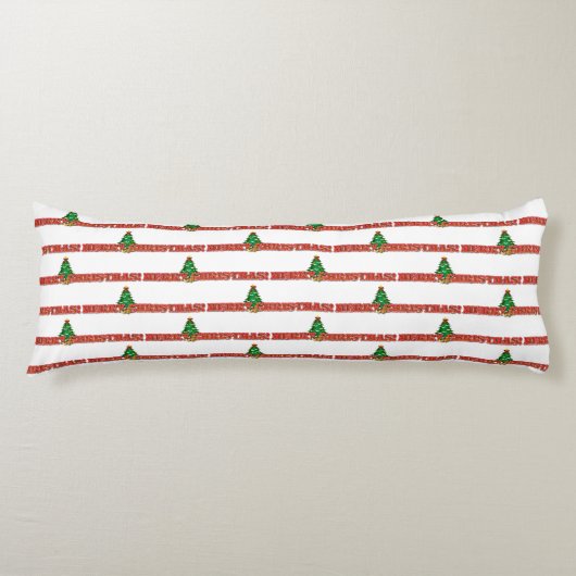 Coussins Longs Joyeux Décor de Noël (Devant)