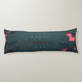 Coussins Longs Joyeux Jour des Valentins (Dos)