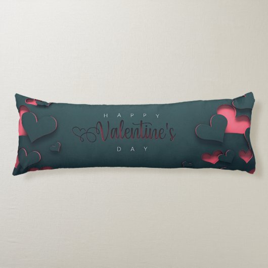 Coussins Longs Joyeux Jour des Valentins (Devant)