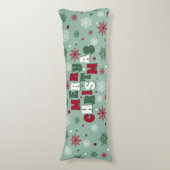 Coussins Longs Joyeux Noël (Devant (Vertical))