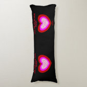 Coussins Longs Joyeux Oreiller Corps Coeur (Devant (Vertical))