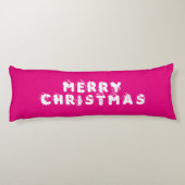 Coussins Longs Joyeux Oreiller corps de Noël (Dos)
