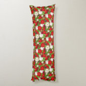 Coussins Longs Joyeux Oreiller de corps de vacances (Dos (Vertical))