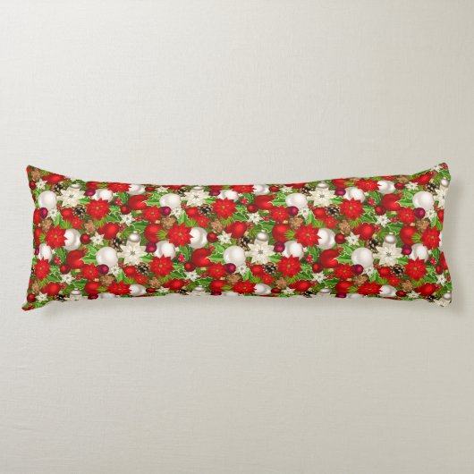 Coussins Longs Joyeux Oreiller de corps de vacances (Devant)