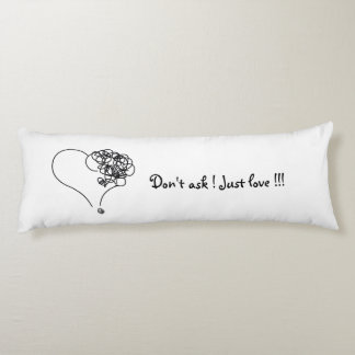 Coussins Longs Juste l'amour ! ! !