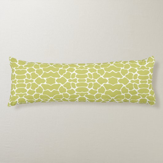 Coussins Longs Kaki Safari Giraffe (Devant)