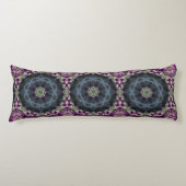Coussins Longs Kale Kaleidoscope Mandala Body Oreiller (Devant)