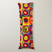 Coussins Longs Kandinsky Farbstudie Quadrates Cercles Art (Devant (Vertical))