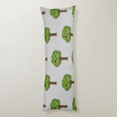 Coussins Longs Kawaii Joyeux Pommier À Voie (Dos (Vertical))