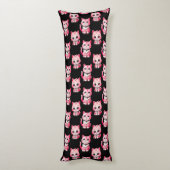 Coussins Longs Kawaii Rose Kitty Cats Design (Dos (Vertical))