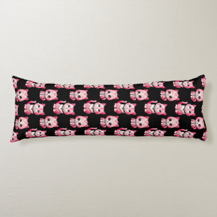 Coussins Longs Kawaii Rose Kitty Cats Design
