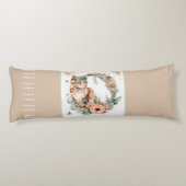 Coussins Longs Kitty Boho DBLside pastel Dieu aime chaque1 coutum (Dos)