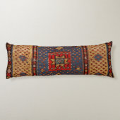 Coussins Longs Kurde Safreh Tan Bleu foncé  (Dos)