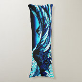 Coussins Longs La Grande Vague Deep Blue (devant Vertical)