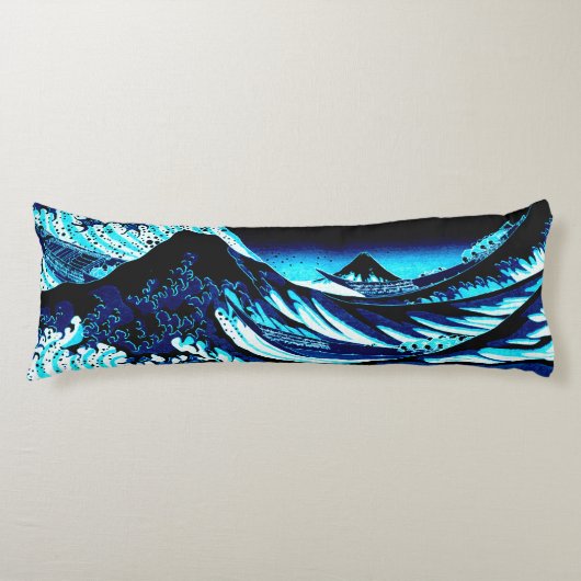 Coussins Longs La Grande Vague Deep Blue (Devant)