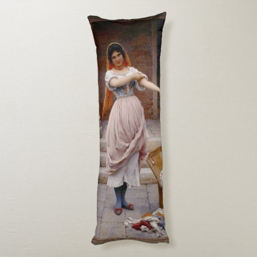 Coussins Longs La libération d'Eugen von Blaas (Dos (Vertical))