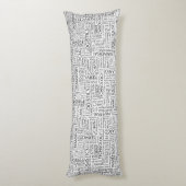 Coussins Longs La LOGISTIQUE modèle avec des mots (Dos (Vertical))