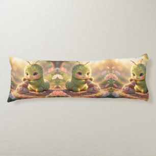 Coussins Longs La petite chenille dans son voyage magique 🐛✨5