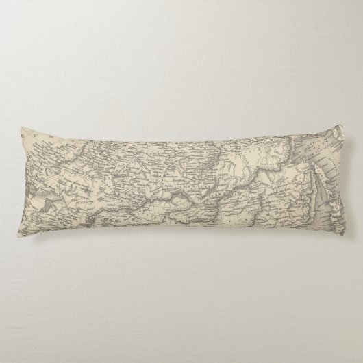 Coussins Longs La Russie en Asie et Tartary (Devant)