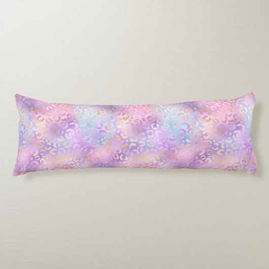 Coussins Longs La série Léopard Iridescent Design 11 (Devant)