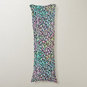 Coussins Longs La série Léopard Iridescent Design 5 (Devant (Vertical))