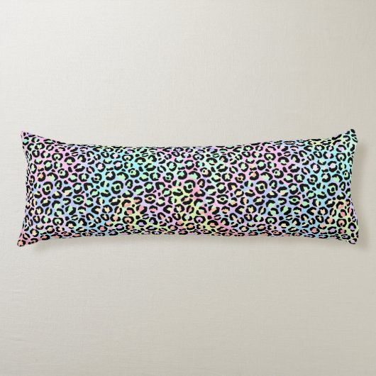 Coussins Longs La série Léopard Iridescent Design 5 (Devant)