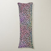 Coussins Longs La série Léopard Iridescent Design 6 (Devant (Vertical))