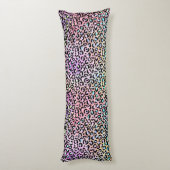 Coussins Longs La série Léopard Iridescent Design 6 (Dos (Vertical))
