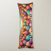 Coussins Longs La Terre de Pâques magique (Dos (Vertical))
