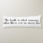 Coussins Longs La vérité reste (Devant)