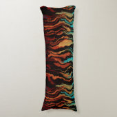 Coussins Longs L'abstrait incendie (Devant (Vertical))