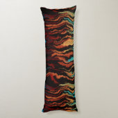 Coussins Longs L'abstrait incendie (Dos (Vertical))