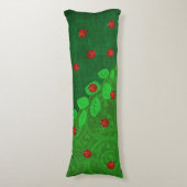 Coussins Longs Ladybug Whimsey 3D Folk Art (devant Vertical)