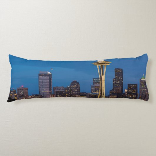 Coussins Longs L'aiguille de l'espace et Seattle du centre (Devant)