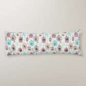 Coussins Longs l'amour de cage à oiseaux badine le motif (Dos)