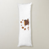 Coussins Longs L'amour du café (Dos (Vertical))