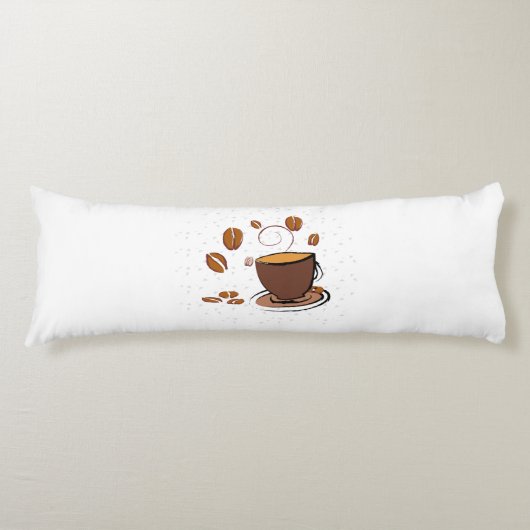 Coussins Longs L'amour du café (Devant)