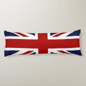 Coussins Longs L'Angleterre et le drapeau américain (Dos)