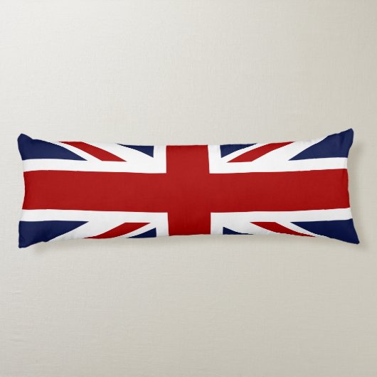 Coussins Longs L'Angleterre et le drapeau américain (Dos)