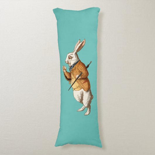 Coussins Longs Lapin blanc (Alice's Adventures in Wonderland) (Devant (Vertical))
