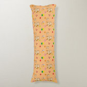 Coussins Longs Lapin et motif de fruits (Devant (Vertical))