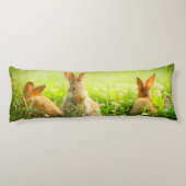 Coussins Longs Lapins de Pâques (Dos)