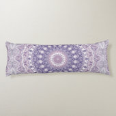 Coussins Longs Lavande et Lilac Mandala Motif (Dos)