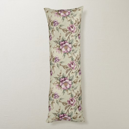 Coussins Longs Lavender Long Stem Roses (Dos (Vertical))