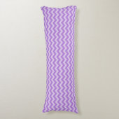 Coussins Longs Lavender Marocain Moods Chevrons (Devant (Vertical))