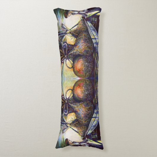 Coussins Longs Le destin hurlant de la vie (Devant (Vertical))