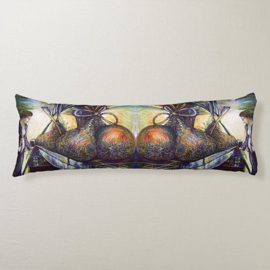 Coussins Longs Le destin hurlant de la vie (Devant)